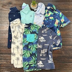 2T/3T Beach Vibes Bundle 🏝️☀️ Boys Shirts